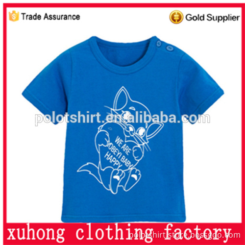 Wholesale OEM adorable plain soft kids t-shirt